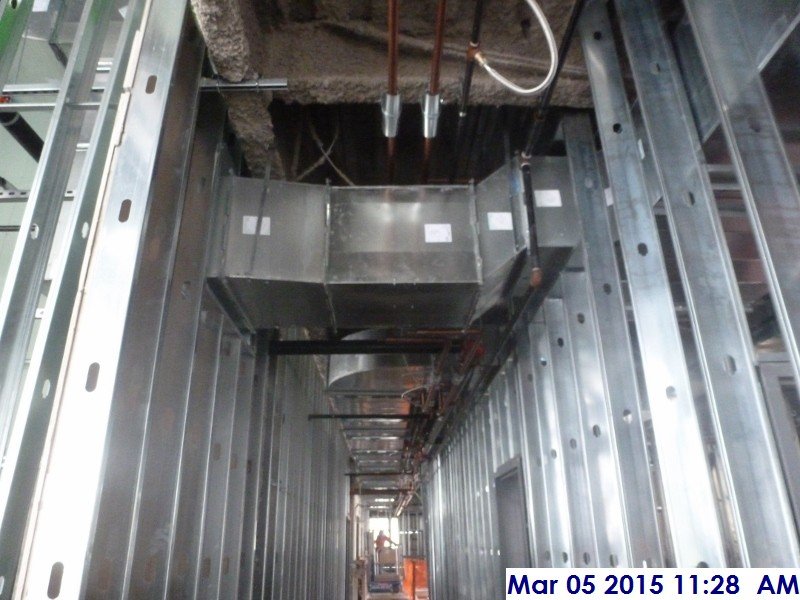 Installed motorized dampers at the 4th floor Facing West